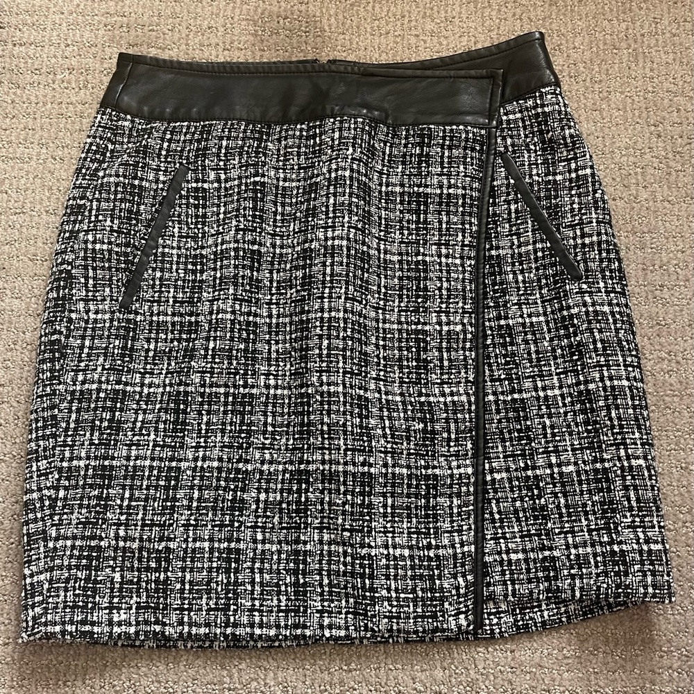 High Waisted Asymmetrical Skirt
